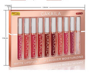 10-Piece Matte Lip Gloss Set  Waterproof & Non-Stick