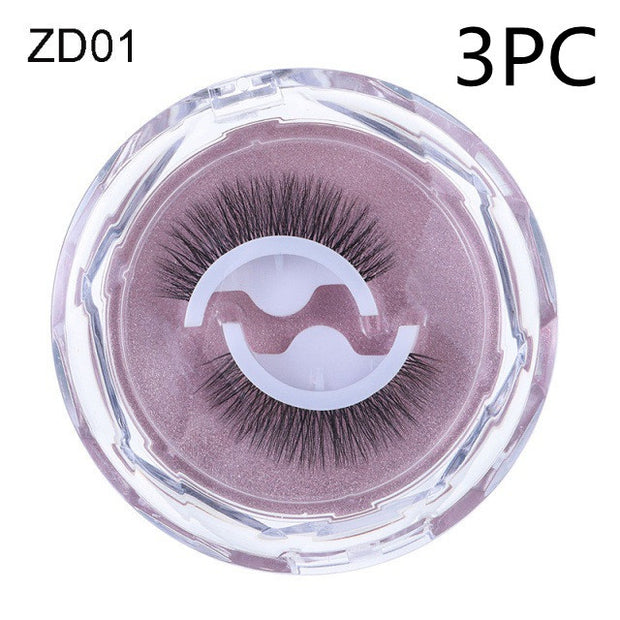 Self-Adhesive False Eyelashes Reusable Natural Curl