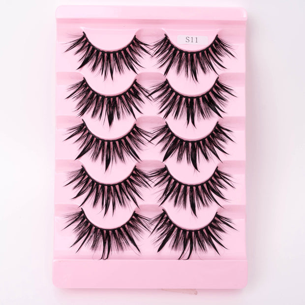 3D Manga Cluster Lashes Dramatic Fairy Look