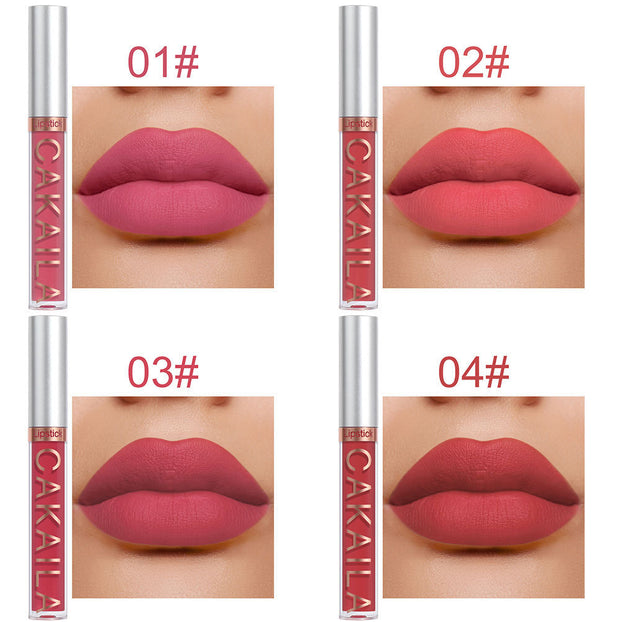 10-Piece Matte Lip Gloss Set  Waterproof & Non-Stick