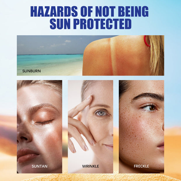 SPF50 Sun Block Stick Lightweight & Waterproof Hyaluronic Acid Protection