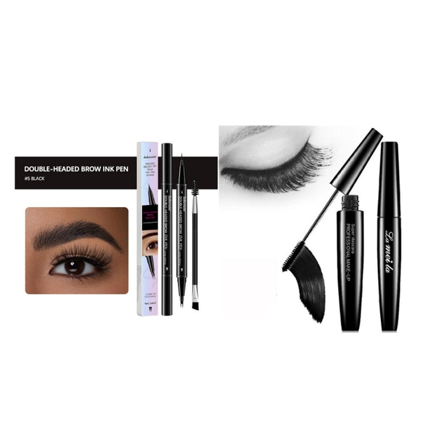 Thick Waterproof Lash Mascara  Long Volume & Curl