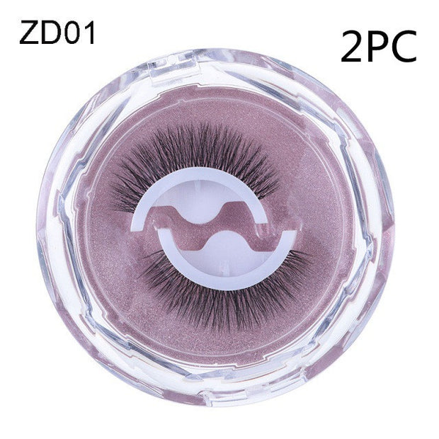 Self-Adhesive False Eyelashes Reusable Natural Curl