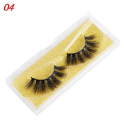 25mm Mink False Eyelashes Wispy & Fluffy Volume