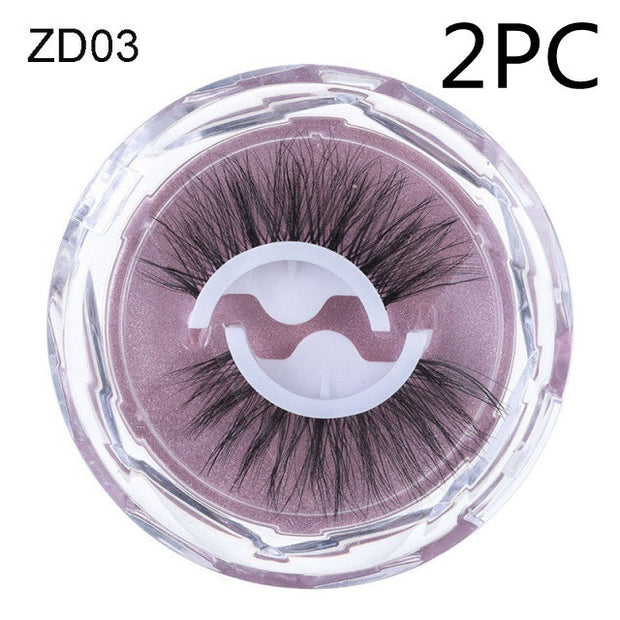 Self-Adhesive False Eyelashes Reusable Natural Curl