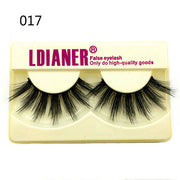 25mm Mink False Eyelashes Wispy & Fluffy Volume