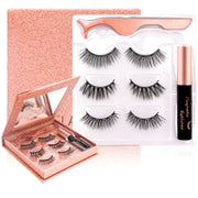 Magnetic Eyelashes Kit  Waterproof Liner & No-Glue Lashes