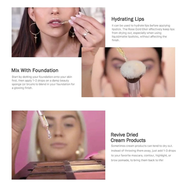 24K Rose Gold Elixir  Hydrating Face Oil & Makeup Primer