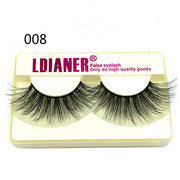 25mm Mink False Eyelashes Wispy & Fluffy Volume