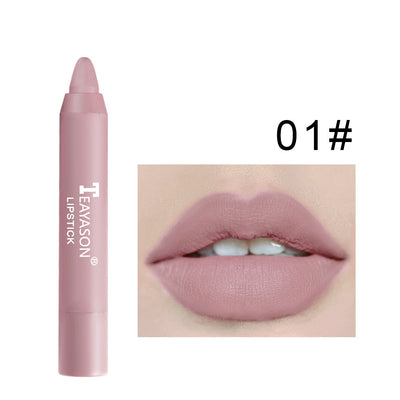 Matte Rotating Lipstick Pen Long-Lasting Velvet Lip Color