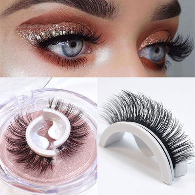 Self-Adhesive False Eyelashes Reusable Natural Curl
