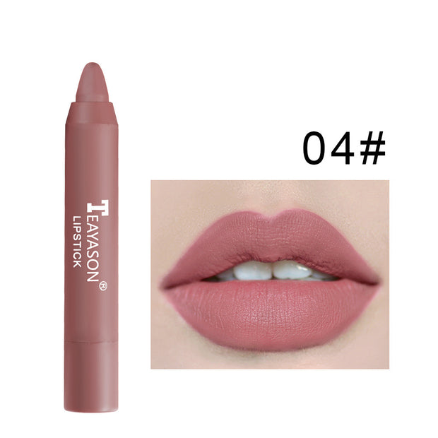 Matte Rotating Lipstick Pen Long-Lasting Velvet Lip Color