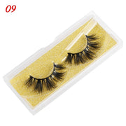 25mm Mink False Eyelashes Wispy & Fluffy Volume