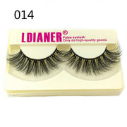25mm Mink False Eyelashes Wispy & Fluffy Volume