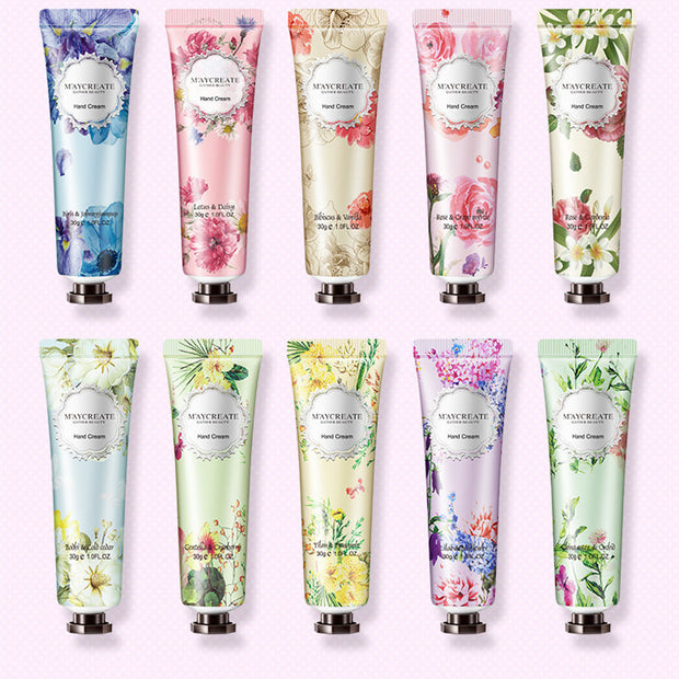 Floral Moisturizing Hand Cream 30g Softening Skincare