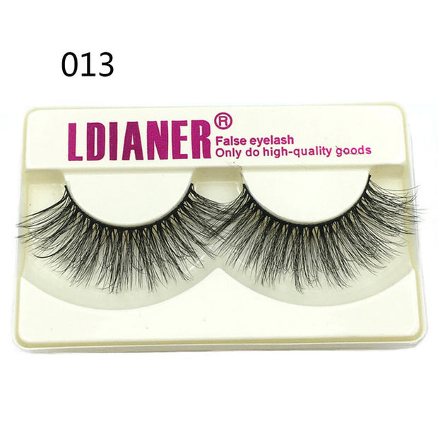 25mm Mink False Eyelashes Wispy & Fluffy Volume