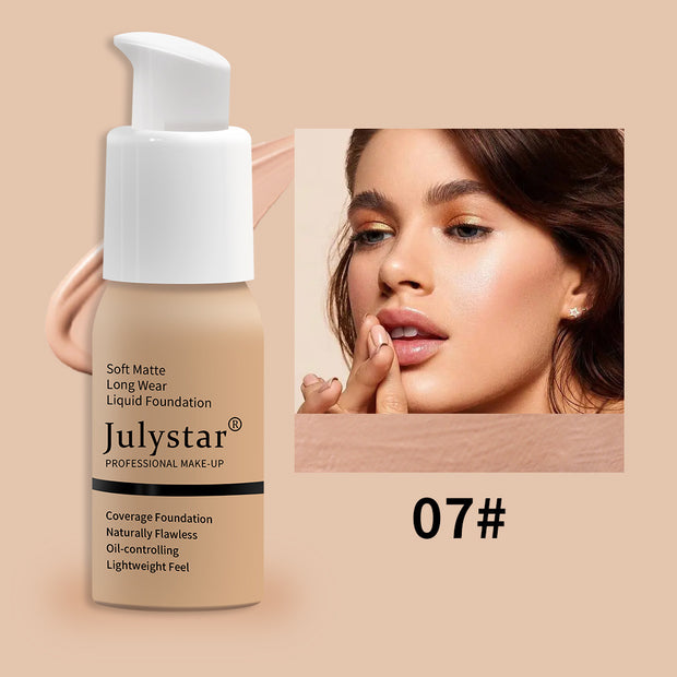 Waterproof Liquid Foundation Long-Lasting Concealer Makeup
