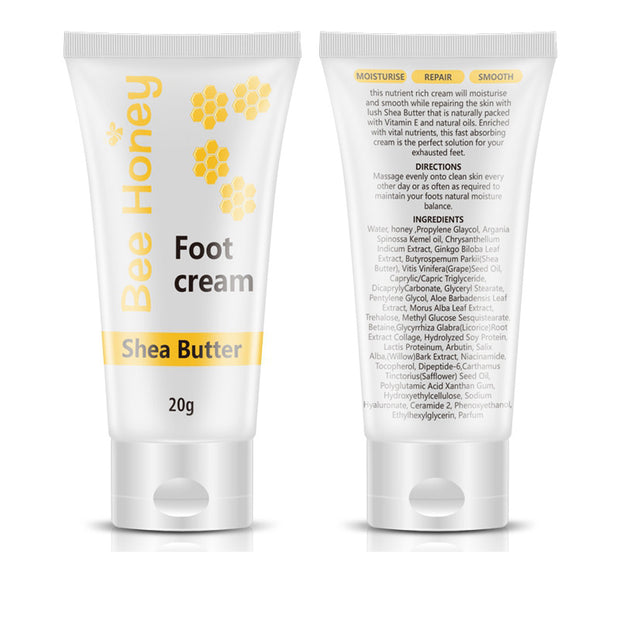 Honey Moisturizing Foot & Leg Cream Softening Hydration Care