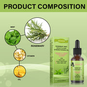 Rosemary Mint Hair Growth Serum  Scalp Massage Fluid