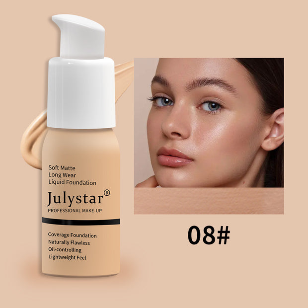 Waterproof Liquid Foundation Long-Lasting Concealer Makeup