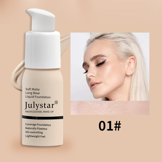 Waterproof Liquid Foundation Long-Lasting Concealer Makeup