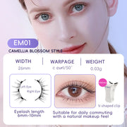 Natural Magnetic False Eyelashes Mink Hair, Super Soft