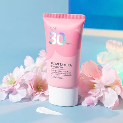 Cherry Blossom Sunscreen SPF30 Brightening & Hydrating Skin Protection