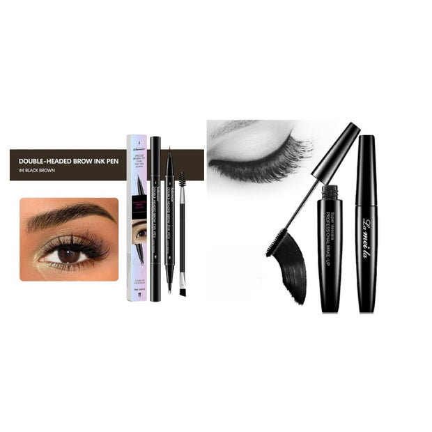 Thick Waterproof Lash Mascara  Long Volume & Curl