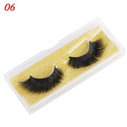 25mm Mink False Eyelashes Wispy & Fluffy Volume