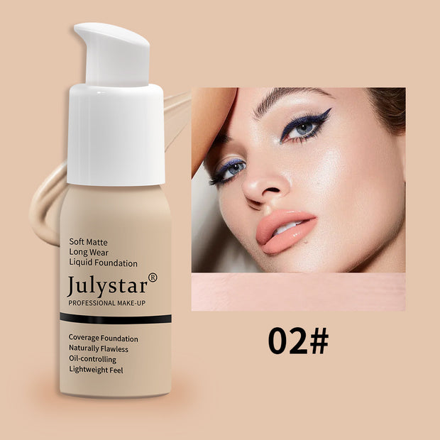 Waterproof Liquid Foundation Long-Lasting Concealer Makeup
