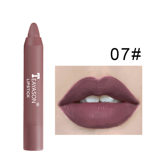Matte Rotating Lipstick Pen Long-Lasting Velvet Lip Color