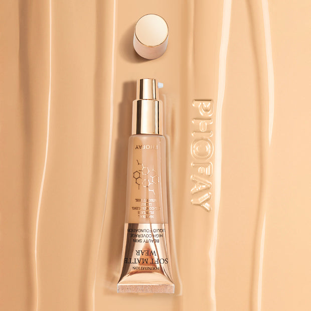 PHOFAY Full Coverage Foundation Long-Lasting Matte Finish