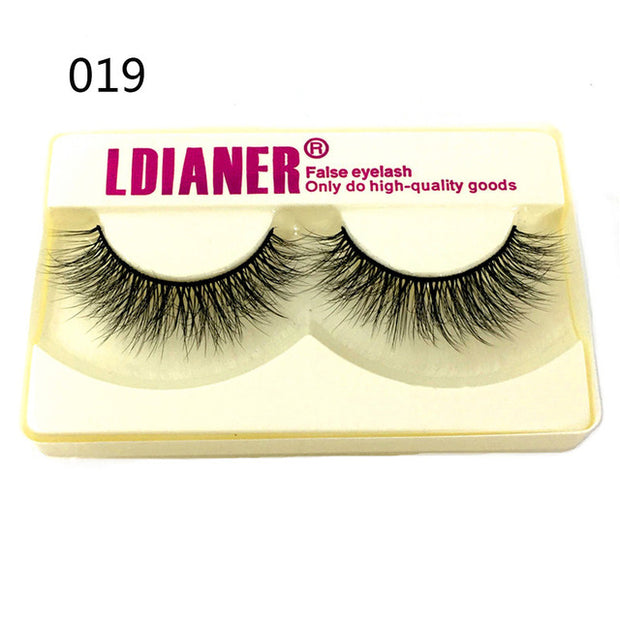25mm Mink False Eyelashes Wispy & Fluffy Volume
