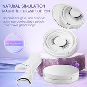 Natural Magnetic False Eyelashes Mink Hair, Super Soft