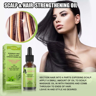 Rosemary Mint Hair Growth Serum  Scalp Massage Fluid