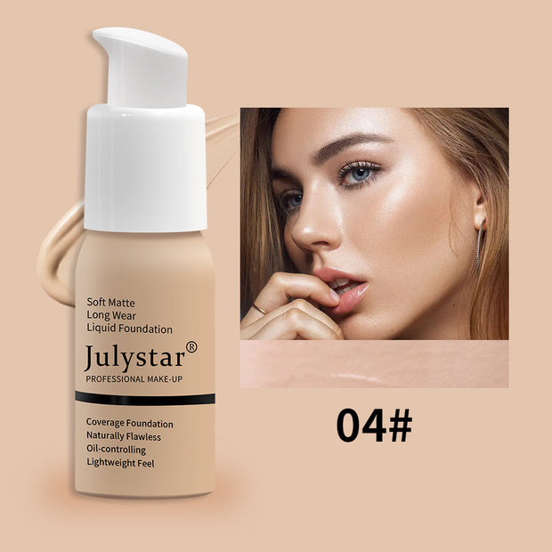 Waterproof Liquid Foundation Long-Lasting Concealer Makeup