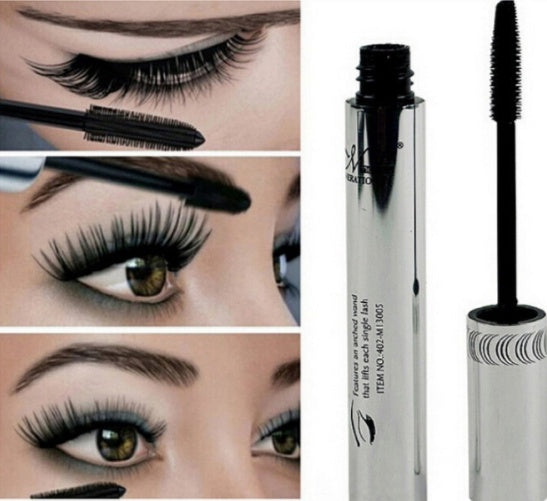 Black Fiber Mascara  Long Curling & Lash Extension Effect