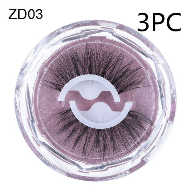 Self-Adhesive False Eyelashes Reusable Natural Curl