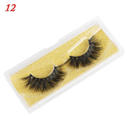 25mm Mink False Eyelashes Wispy & Fluffy Volume