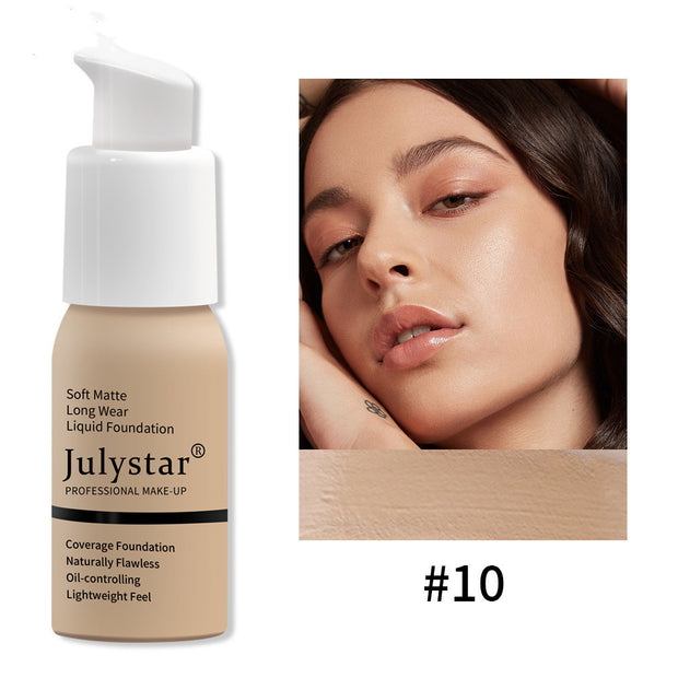 Waterproof Liquid Foundation Long-Lasting Concealer Makeup