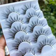 Wispy Cross False Eyelashes  Natural Messy Fairy Look