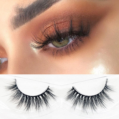 Natural Thick Curling False Eyelashes  Voluminous Simulation