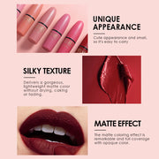 Bullet Matte Lipstick Set  Waterproof Long-Lasting Finish
