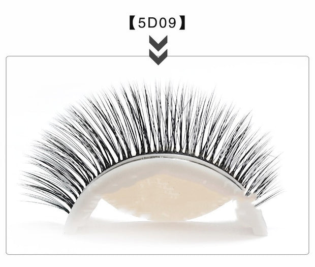 Glue-Free 5D Self-Adhesive False Eyelashes Easy Wear