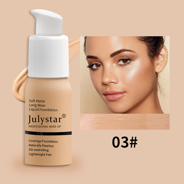 Waterproof Liquid Foundation Long-Lasting Concealer Makeup