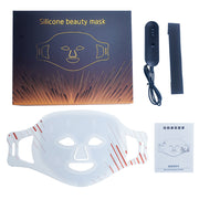 LED Photon Silicone Beauty Mask  Skin Rejuvenation Device
