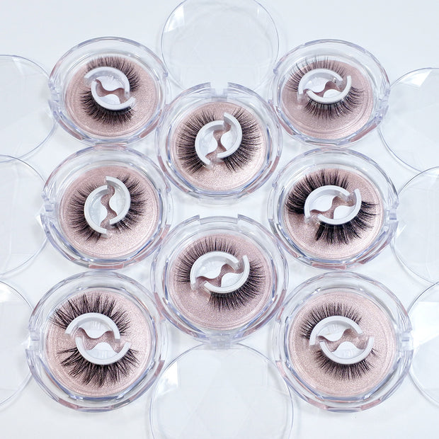 Self-Adhesive False Eyelashes Reusable Natural Curl