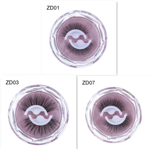 Self-Adhesive False Eyelashes Reusable Natural Curl