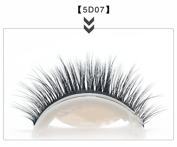 Glue-Free 5D Self-Adhesive False Eyelashes Easy Wear