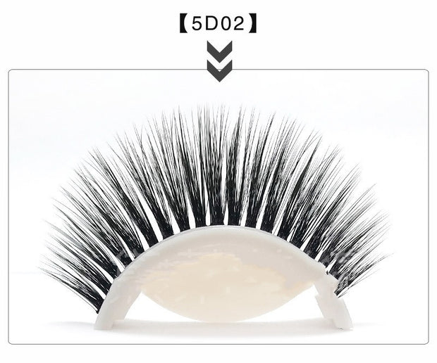 Glue-Free 5D Self-Adhesive False Eyelashes Easy Wear